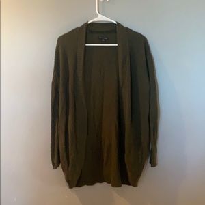 Olive green cardigan